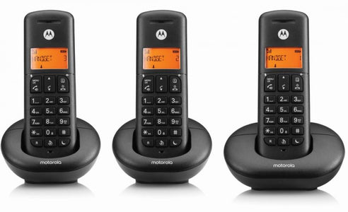 Motorola trio E203  Blocco chiamate, Funzione ‘non disturbare’, Rubrica, Display retroilluminato, Vivavoce, ID chiamata entrante