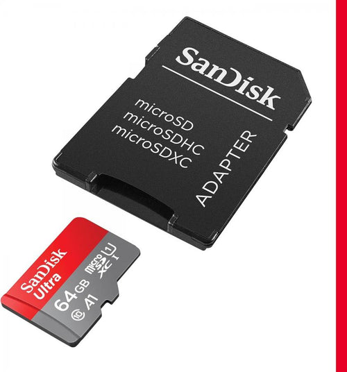 memory card kingstone canvas select micro sd 64 gb classe 10 con adattatore sd