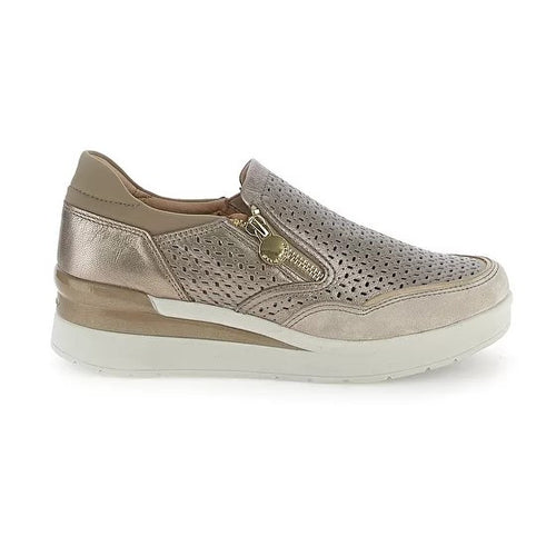 Stonefly slip on donna Cream 50 laminato fizz oro 220735
