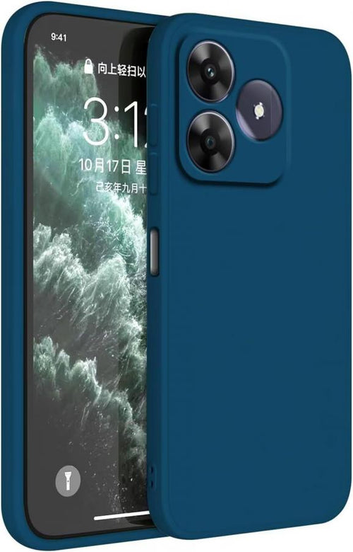 cover silicone ralme note 60 blu