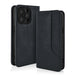custodia a libro samsung a26 con porta carte di credito chiusura magnetica nera