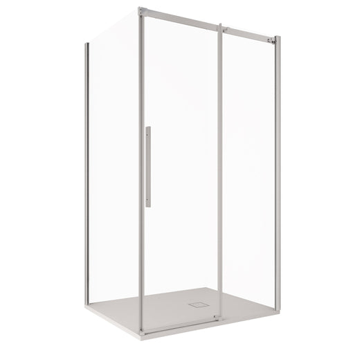 Box doccia due lati in cristallo 8mm H200cm anticalcare TARGET