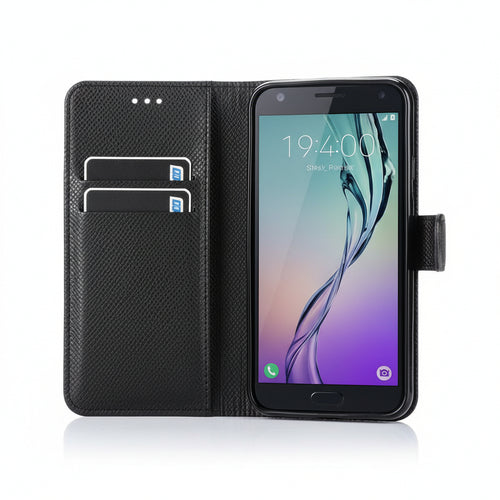 custodia a libro per MOTOROLA EDGE 50 NEO con chiusura magnetica nera