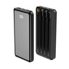 powerbank 10000 mah con display e cavi usb-c - lightingh- microusb inclusi nera