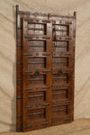 Biscottini Porta portone in legno massello e ferro da interno o da esterno vecchia e antica medievale scorrevole