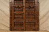 Biscottini Porta portone in legno massello e ferro da interno o da esterno vecchia e antica medievale scorrevole