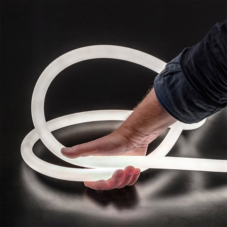 Neon flessibile Gea Led NEON FLEX 360 GST200C CALATE LED 3000LM IP66 3000K 24V striscia tubolare soffitto driver remoto