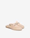 Nero Giardini sabot donna in pelle col. lino E518210D453