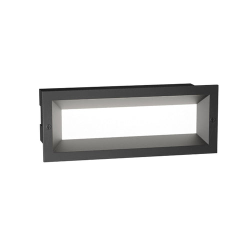 Segnapasso incasso Gea Led GES1191 LED IP65 alluminio moderna lampada parete