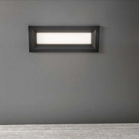 Segnapasso incasso Gea Led GES1191 LED IP65 alluminio moderna lampada parete