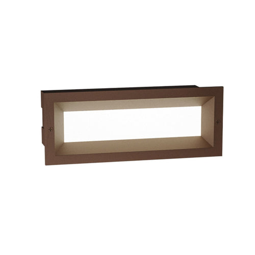 Segnapasso incasso Gea Led GES1192 LED IP65 alluminio classico lampada parete