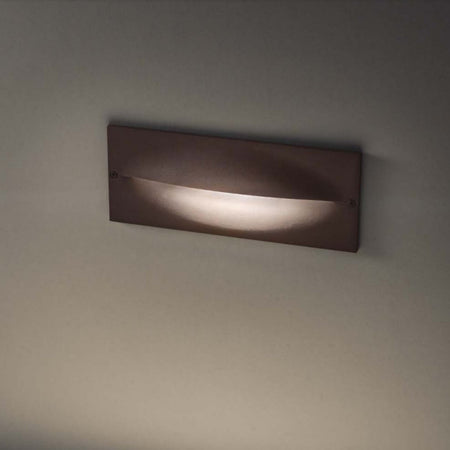 Segnapasso incasso Gea Led GES2002 LED IP65 alluminio classico