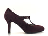 DONNA SOFT Decollete con cinturino 3342 bordeauxux