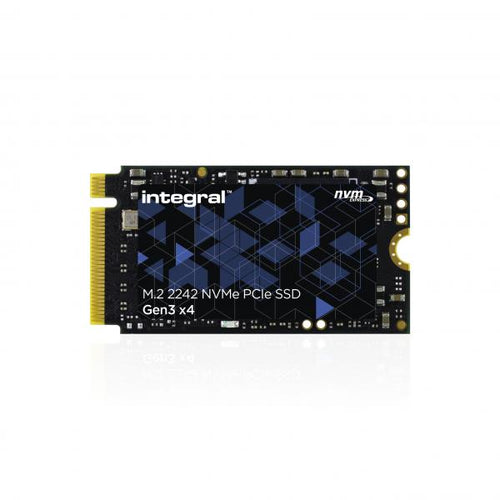 Integral INSSD512GM2242G3 drives allo stato solido 512 GB M.2 PCI Express 3.0 NVMe (512GB SSD M.2 2242 NVME 1.3 PCIe Gen3 x4 R-3000MBs W-2200MBs TLC TBW 365 INTEGRAL [double-sided chips])