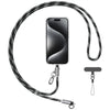 cavo dati usb-c / lighting 2 in 1 30w 120cm nero con funzione laccio da collo portacellulare