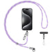cavo dati usb-c / lighting 2 in 1 30w 120cm viola con funzione laccio da collo portacellulare