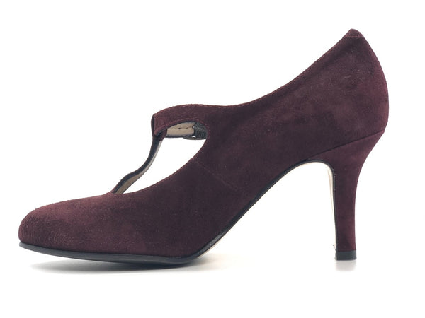 DONNA SOFT Decollete con cinturino 3342 bordeauxux