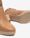 Nero Giardini tronchetti donna in pelle col. cuoio E512860D400