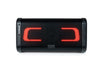 party speaker bluetooth potenza massima 200 Watt 2 microfoni, fino a 6 ore di autonomia, effetti di luce