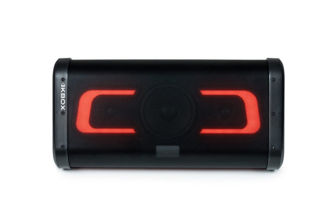 party speaker bluetooth potenza massima 200 Watt 2 microfoni, fino a 6 ore di autonomia, effetti di luce