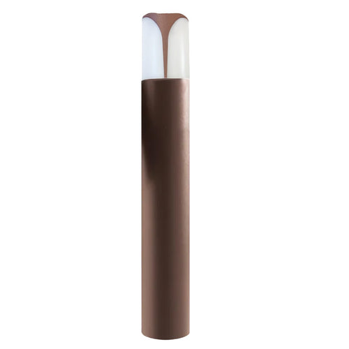 Lampioncino classico esterno Gea Led STELE GES2012 E27 LED IP44 H80 marrone alluminio lampada terra giardino