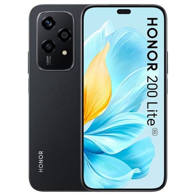 honor 200  lite 8-256 5g black pack con earbuds X5 omaggio
