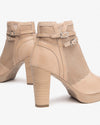 Nero Giardini tronchetti donna in pelle col. champagne E512860D439