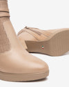 Nero Giardini tronchetti donna in pelle col. champagne E512860D439