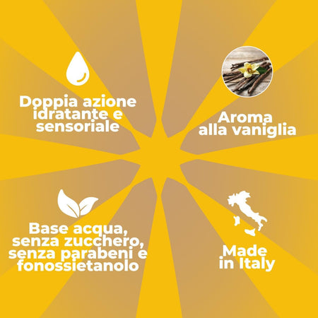 Gel Massaggio Sweet Vanilla 200 ml Lubrificante a Base d’Acqua Aroma Vaniglia