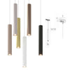Binario Top Light MONO 1203 YARI 200 N GU10 LED lampada soffitto faretti orientabili moderno