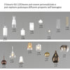 Binario Top Light MONO 1203 YARI 200 N GU10 LED lampada soffitto faretti orientabili moderno