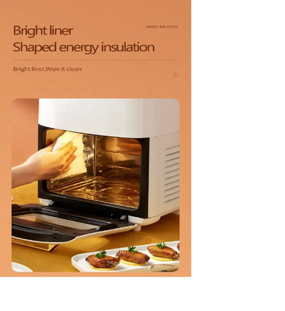 FRIGGITRICE AD ARIA 15l senza olio DIGITALE AIR Fryer 1400W DISPLAY TOUCHSCREEN