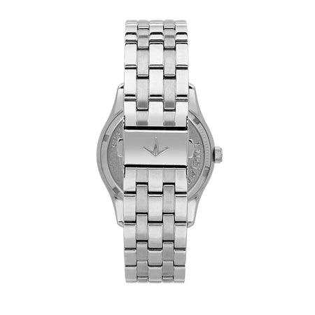 Orologio LUCIEN ROCHAT uomo Montreux data acciaio / nero