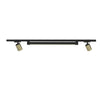 Binario Top Light MONO MIXKIT 100 N OR GU10 LED INTEGRATO 4000K lampada soffitto faretti orientabili classico moderno