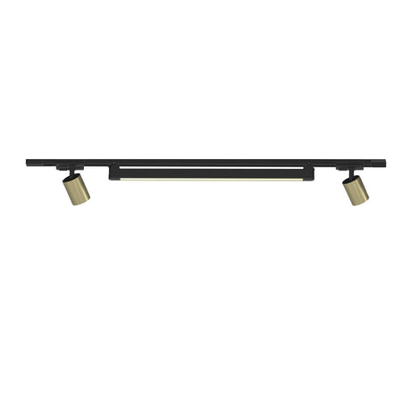 Binario Top Light MONO MIXKIT 100 N OR GU10 LED INTEGRATO 4000K lampada soffitto faretti orientabili classico moderno