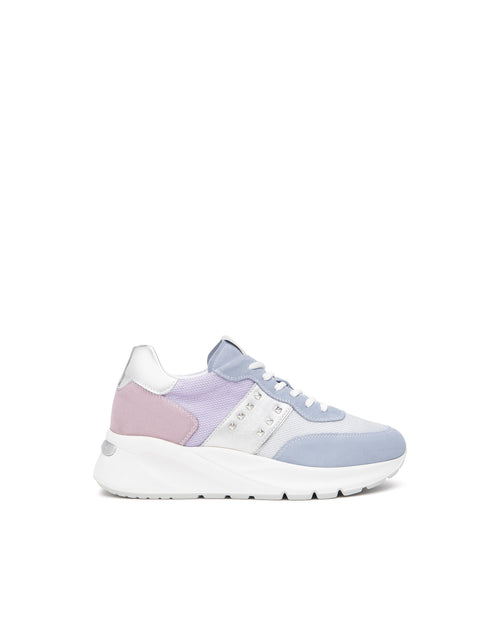 Nero Giardini sneakers donna in camoscio fiordisale e perla  E51286OD623