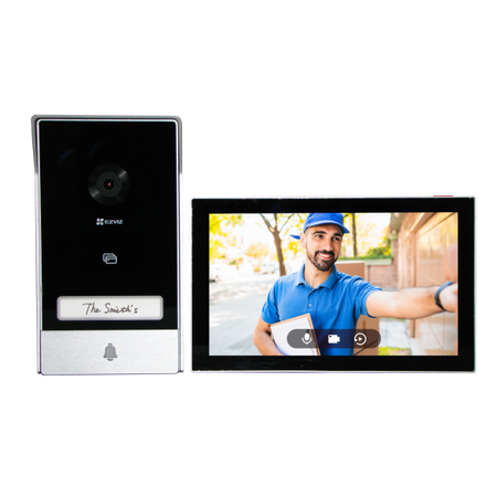 EZVIZ HP7 - VIDEOCITOFONO - 2K - SCHERMO TOUCH 7"" - CONTROLLO REMOTO - RILEVAMENTO MOVIMENTO - AUDIO BIDIREZIONALE - SBLOCCO RFID
