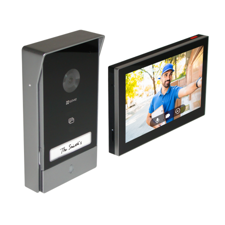 EZVIZ HP7 - VIDEOCITOFONO - 2K - SCHERMO TOUCH 7"" - CONTROLLO REMOTO - RILEVAMENTO MOVIMENTO - AUDIO BIDIREZIONALE - SBLOCCO RFID