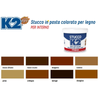 Stucco in pasta colorato k2 per mobili, infissi e muri