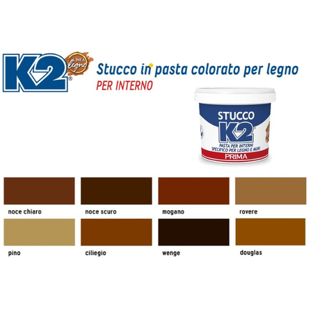 Stucco in pasta colorato "k2" per mobili, infissi e muri