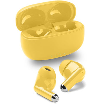 auricolare bt tws in ear giallo