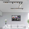 Binario Top Light MONO 1203 YARI 200 N GU10 LED lampada soffitto faretti orientabili moderno