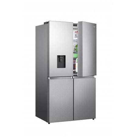 Hisense Frigo 4 Porte Nofrost Plus 606lt E 91cm Inox Rq758n4swse