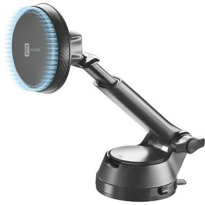 supporto auto magsafe 7,5w braccetto + supporto da bocchetta areazione regolabile con sistema di raffreddamento device