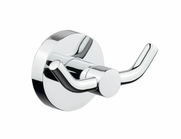 Set accessori da bagno cromati in vetro satinato Venezia