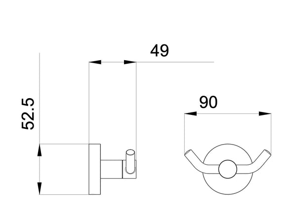 Set accessori da bagno cromati in vetro satinato Venezia