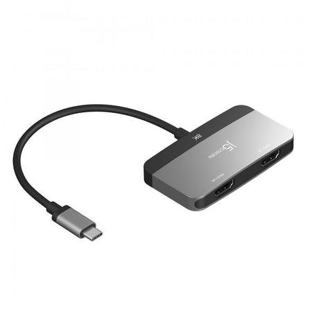j5create JCA465-N Adattatore per display da 8K USB-C a Dual HDMI (J5CREATE 8K USB-C TO DUAL HDMI ADAPTER)