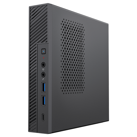 Mini PC Case Trust Pilot Z1 - 1L, MB H610T3, 2xType-C, 4xUSB3, 2xUSB2, HDMI, WiFi6 & BT, RJ45, Vesa, 120W PSU