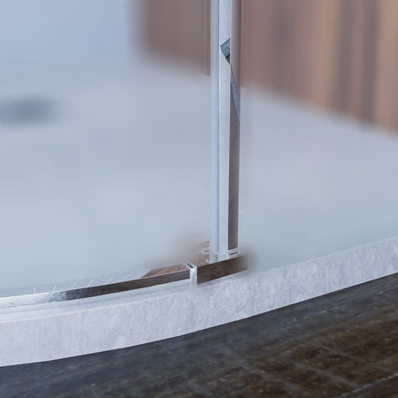 Box doccia semicircolare opaco 80x80 90x90 H195 6mm ICON