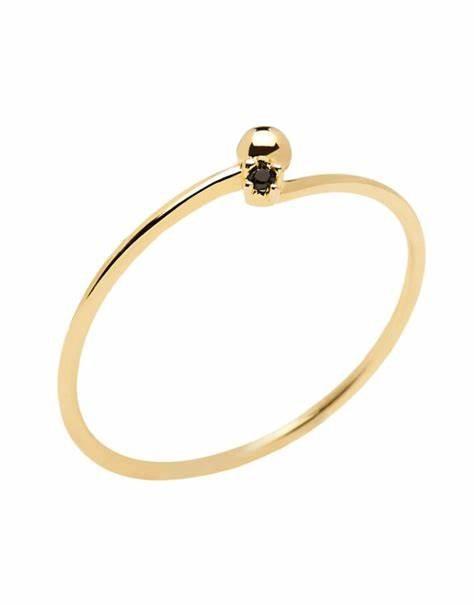 PDPAOLA - ANELLO IN ORO BLACK ESSENTIA